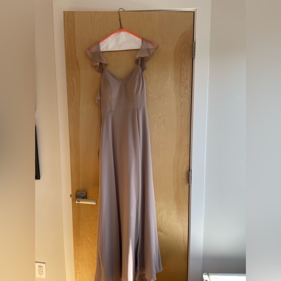 Azazie Everett
Dress Color: Taupe - Picture 2 of 6
